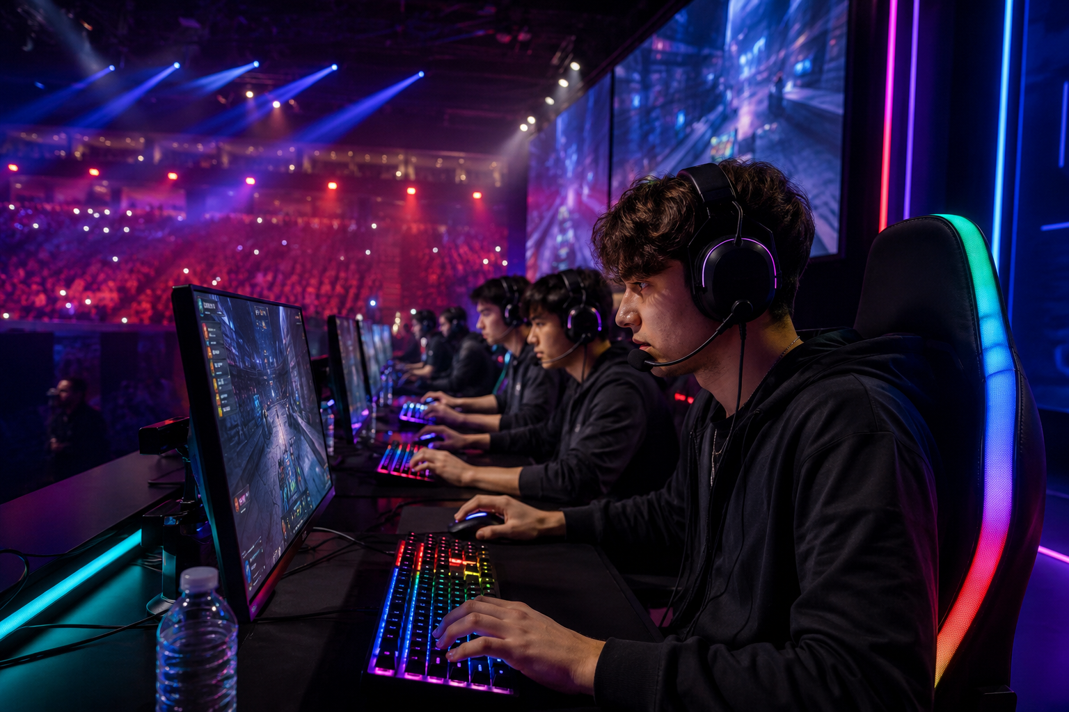 Branded esports presence at a major expo